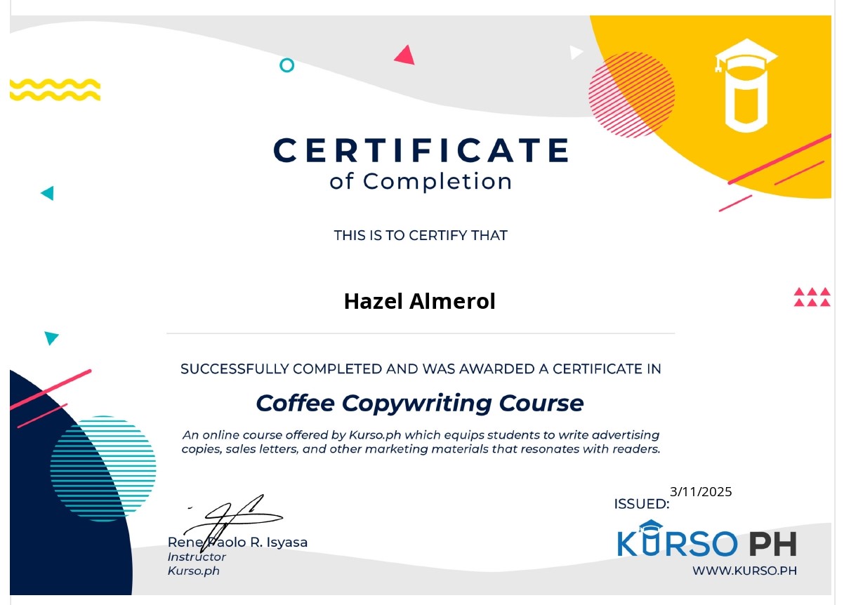 Coffee Copywriting Course