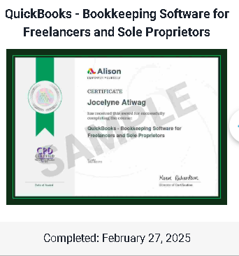 quickbooks- Allison