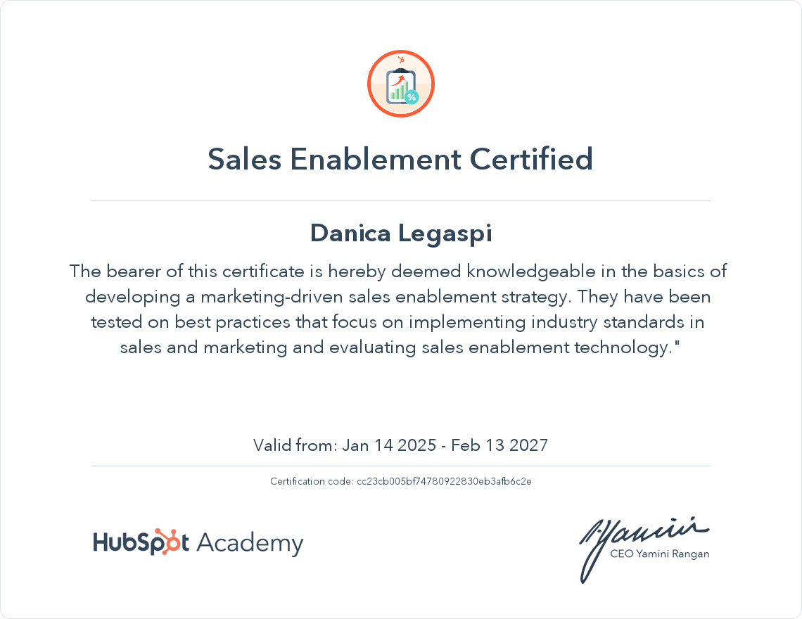 Hubspot Sales Enablement