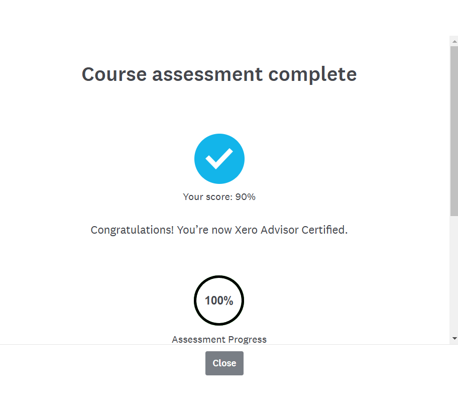 Xero Advisor Certificate