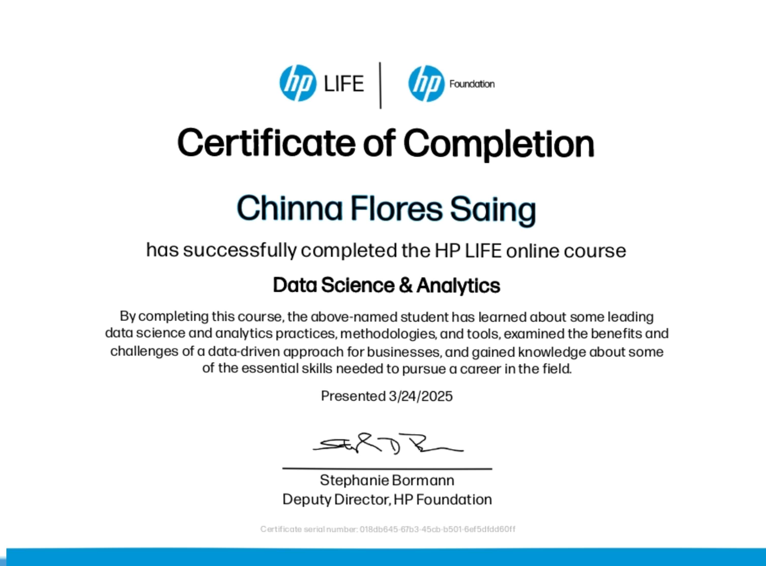 DATA SCIENCE & ANALYTICS