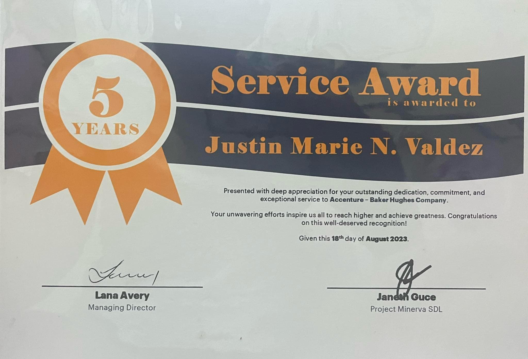 Service Award