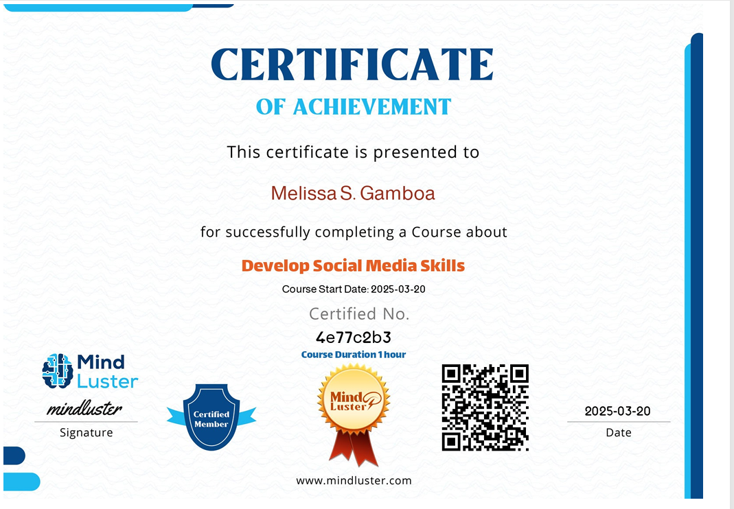 Develop Social Media Skills