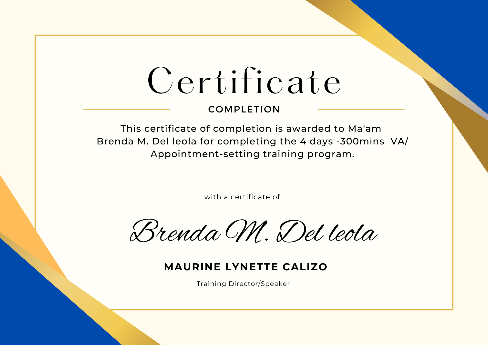 Appointment Setting VA