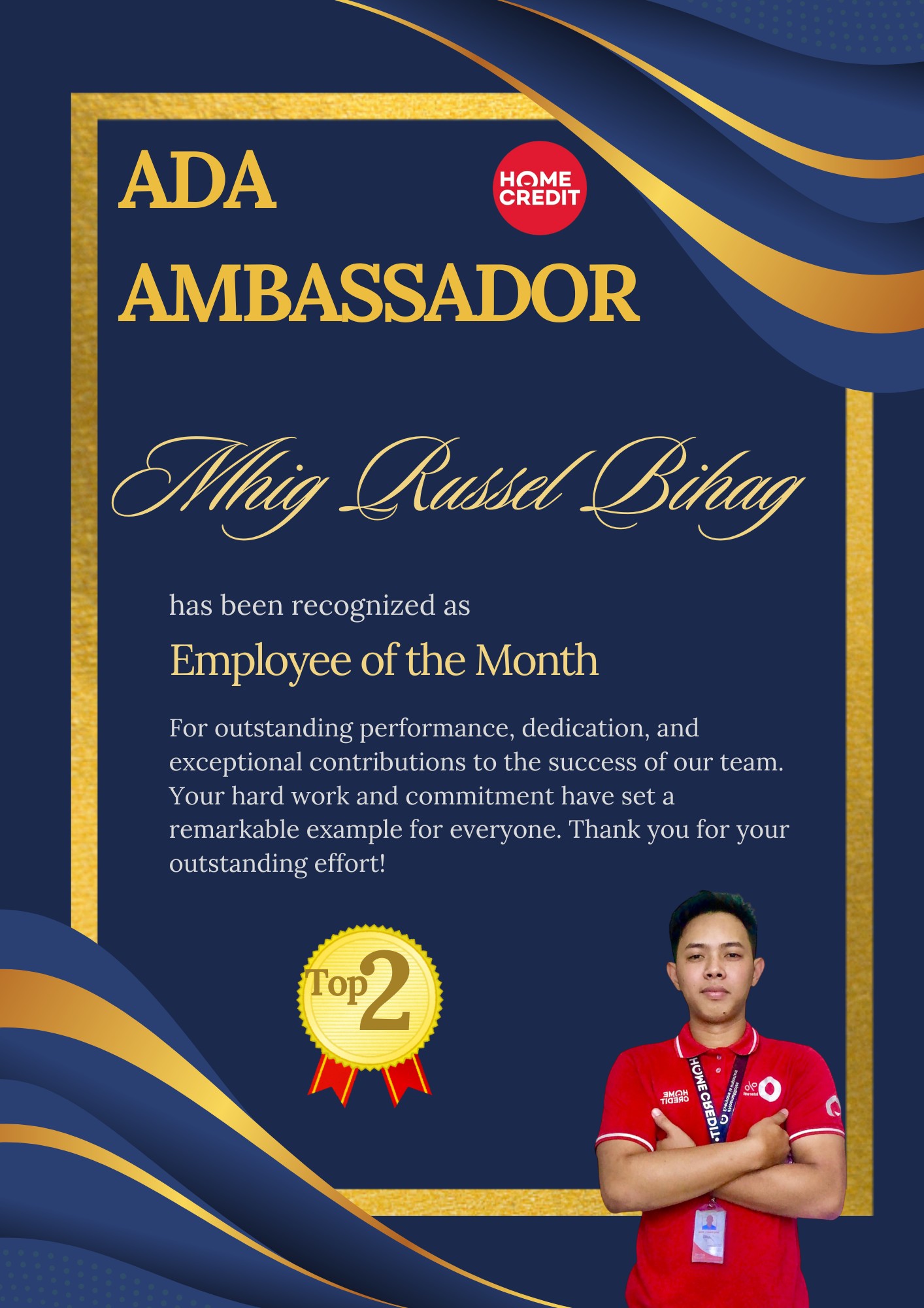 TOP 2 (AUTO-DEBIT AWARD)