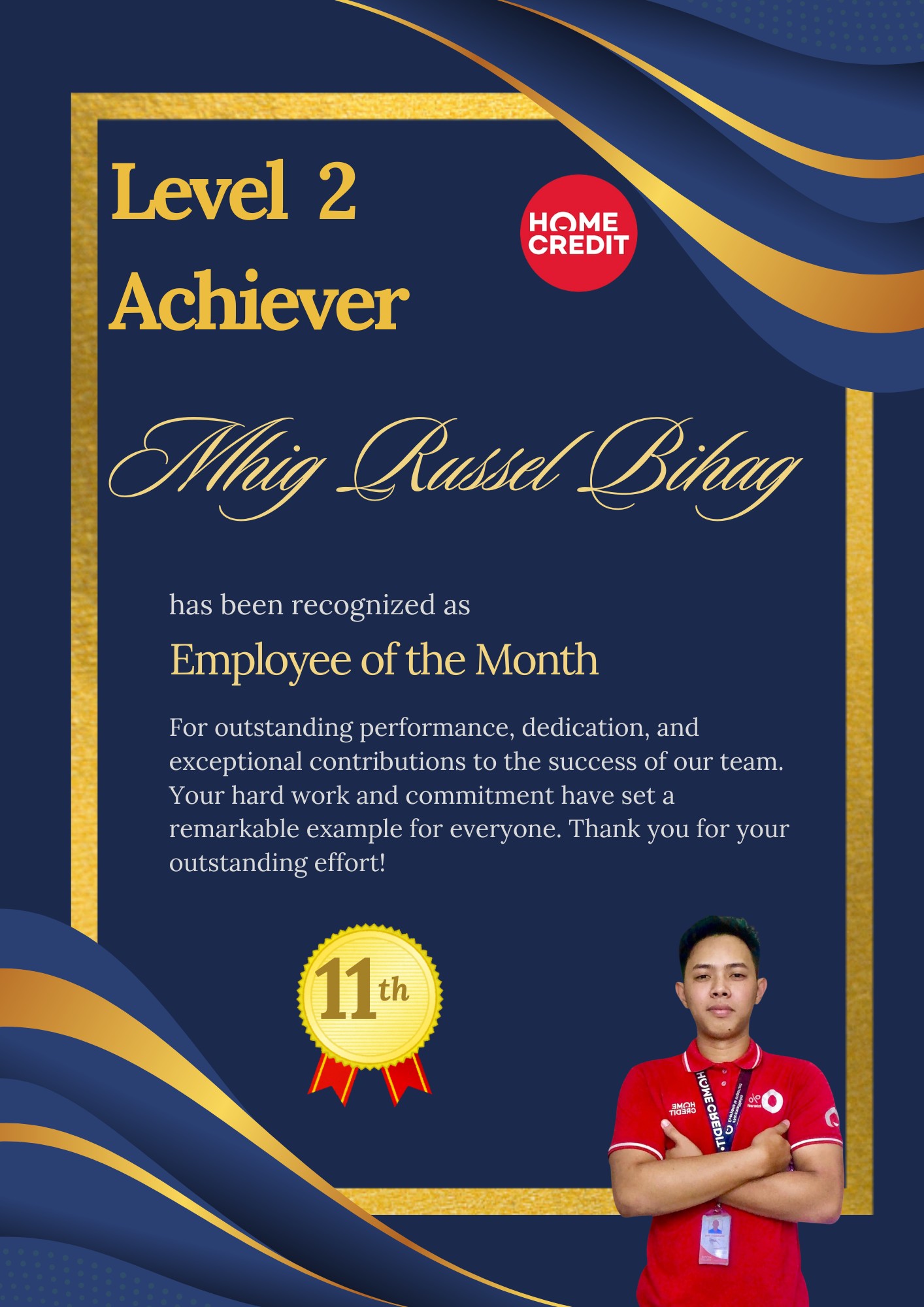 LEVEL 2 SALE'S VOLUME AWARD