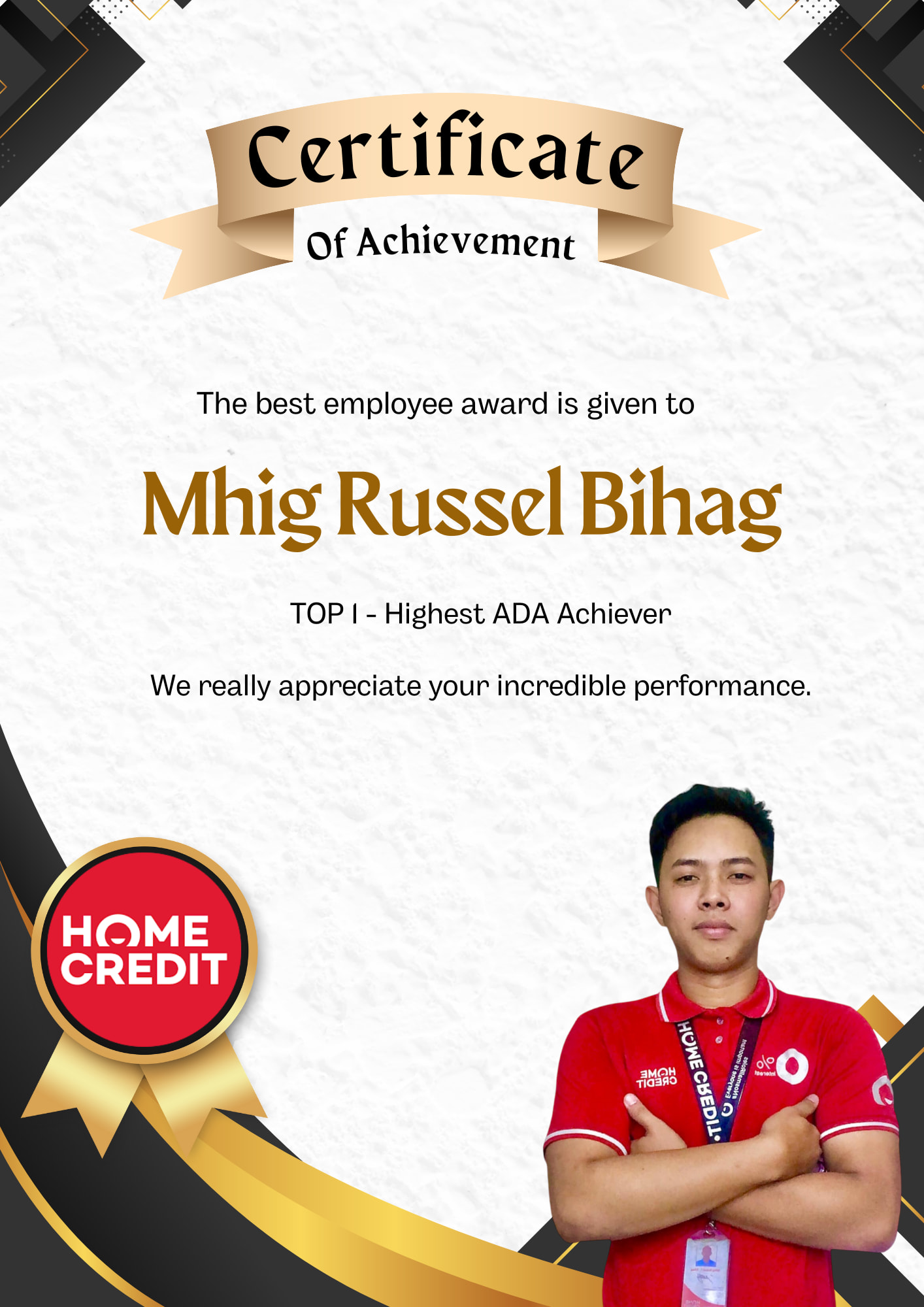 TOP1 AUTO-DEBIT AWARD