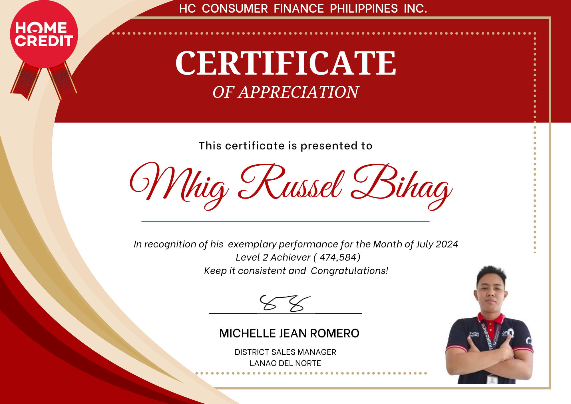 HIGHER SALE'S VOLUME AWARD