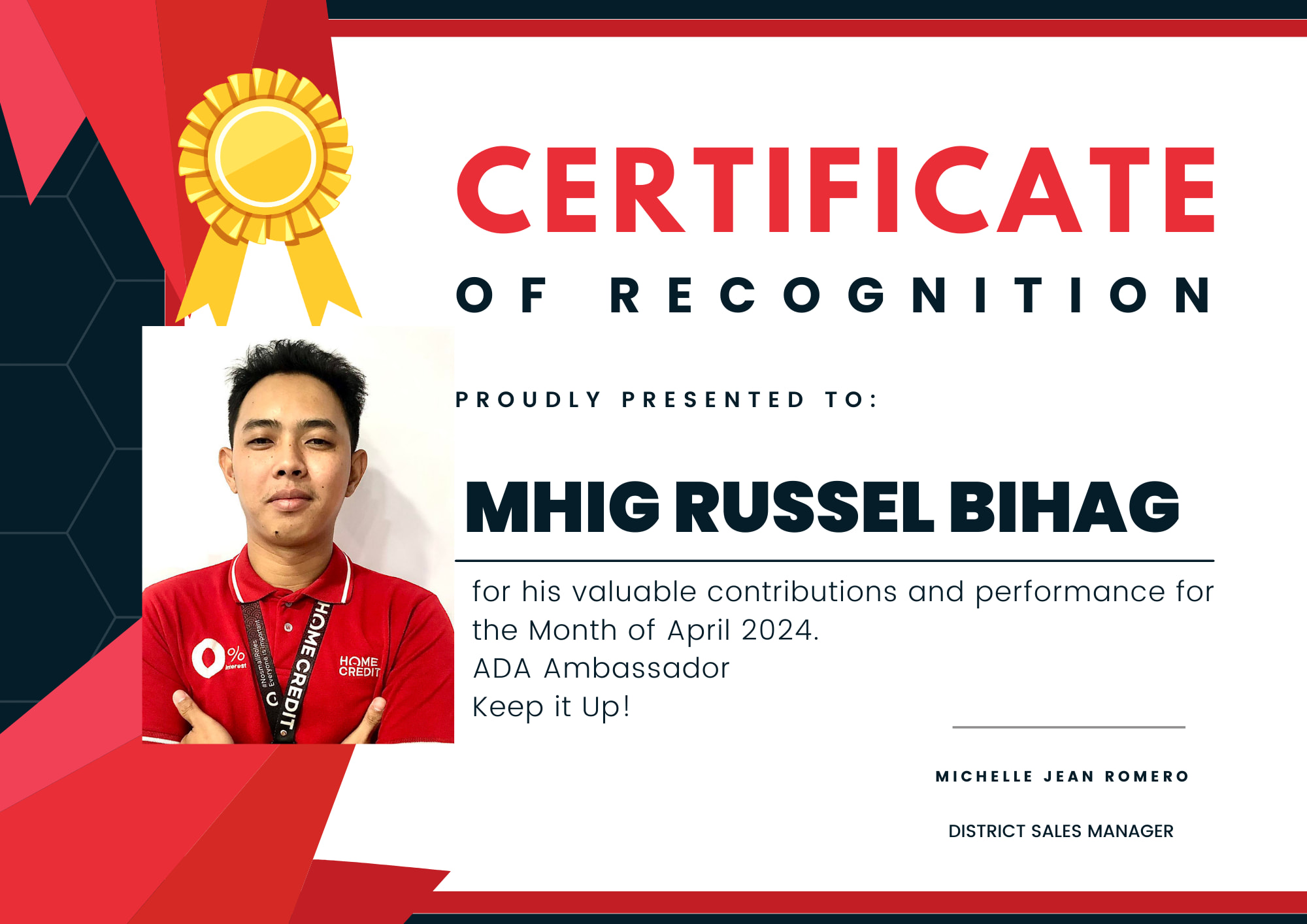 TOP 1 AUTO-DEBIT AWARD