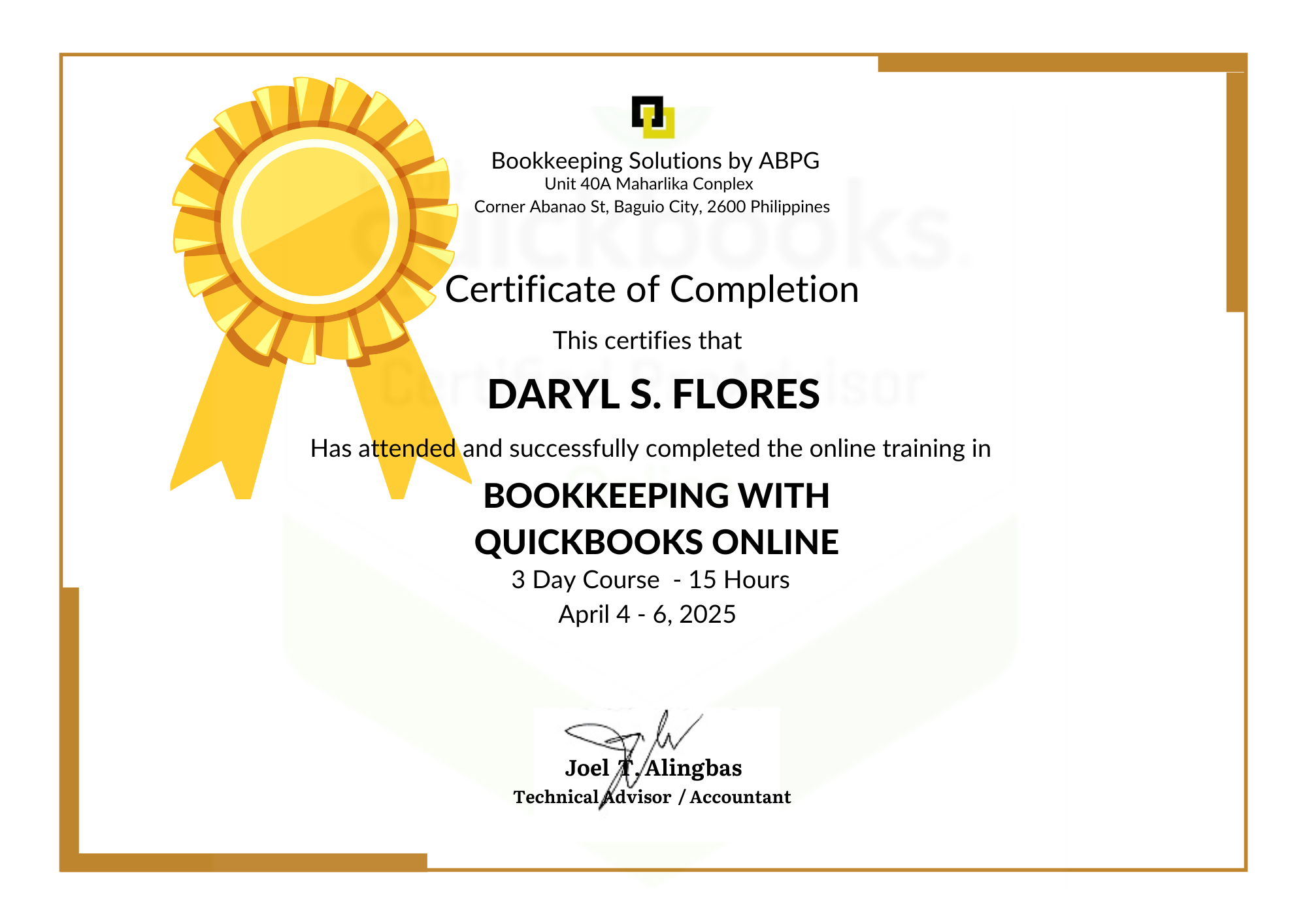 Online Bookkeeping  QBO