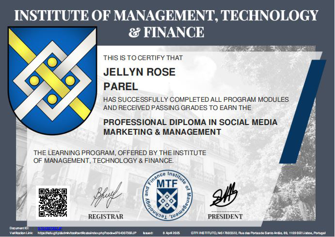 PROFESSIONAL DIPLOMA IN SOCIAL MEDIA MARKETING & MANAGEMENT