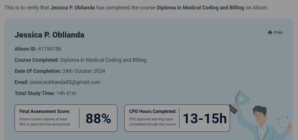 Diploma in Medical Coding and Billing