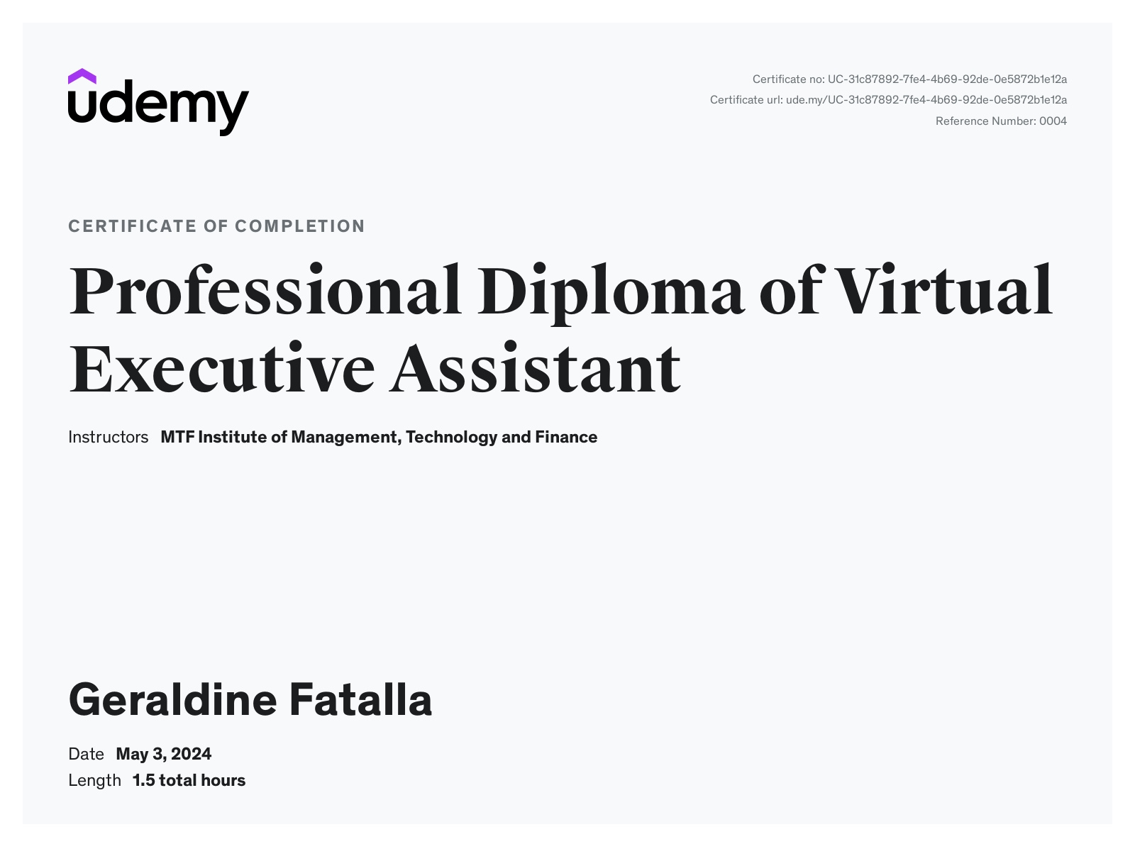 Executive Virtual Assistant
