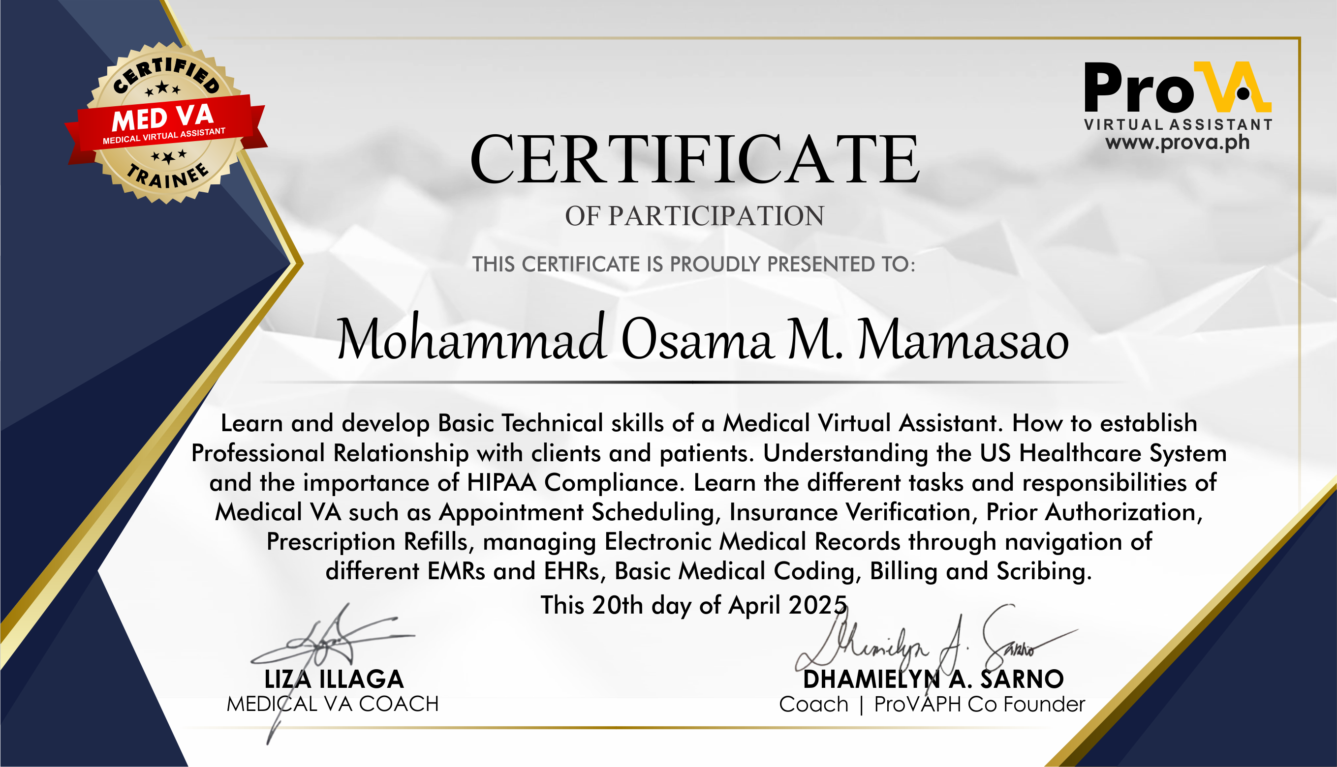 Medical Virtual Assistant