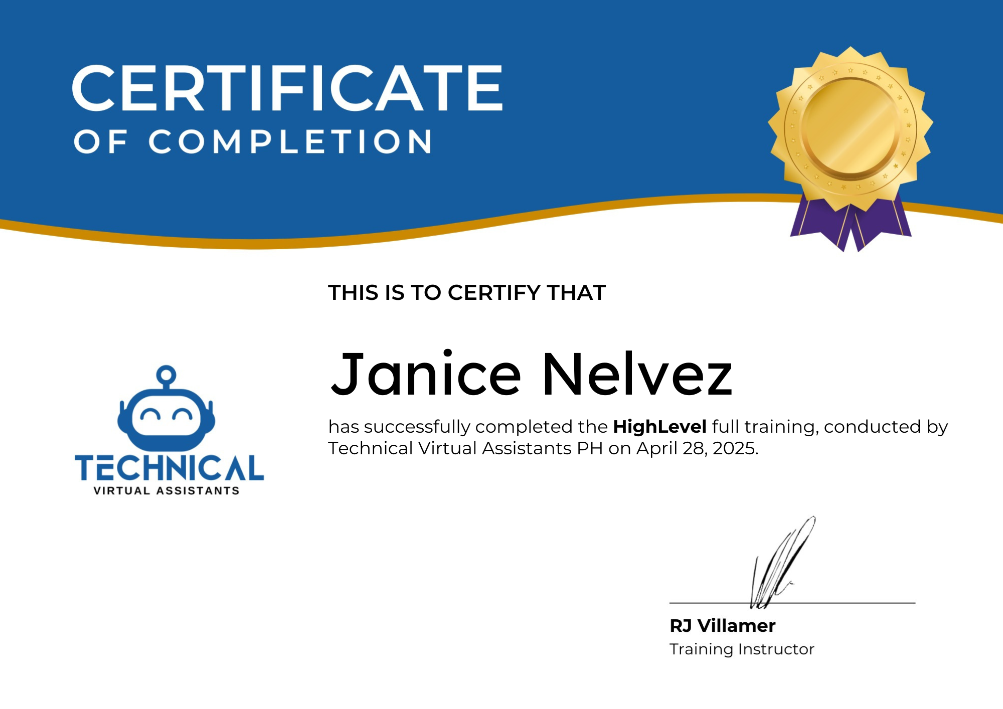 Go High Level Certificate