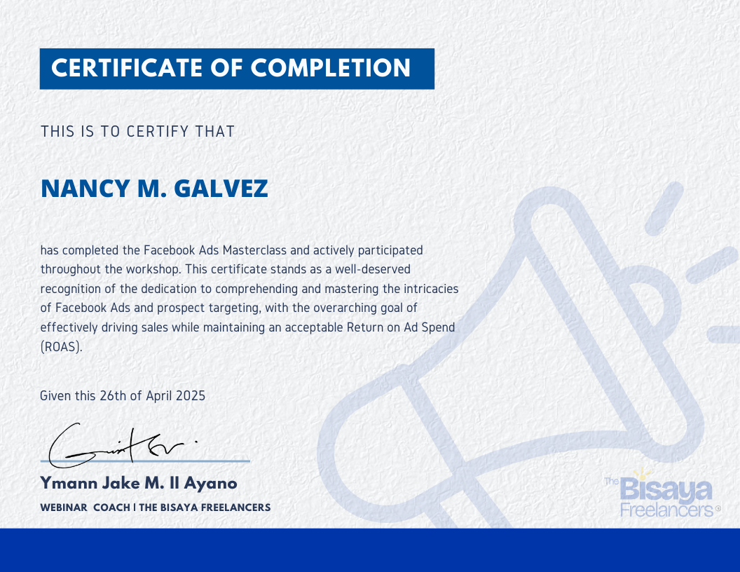 Facebook Ads Masterclass