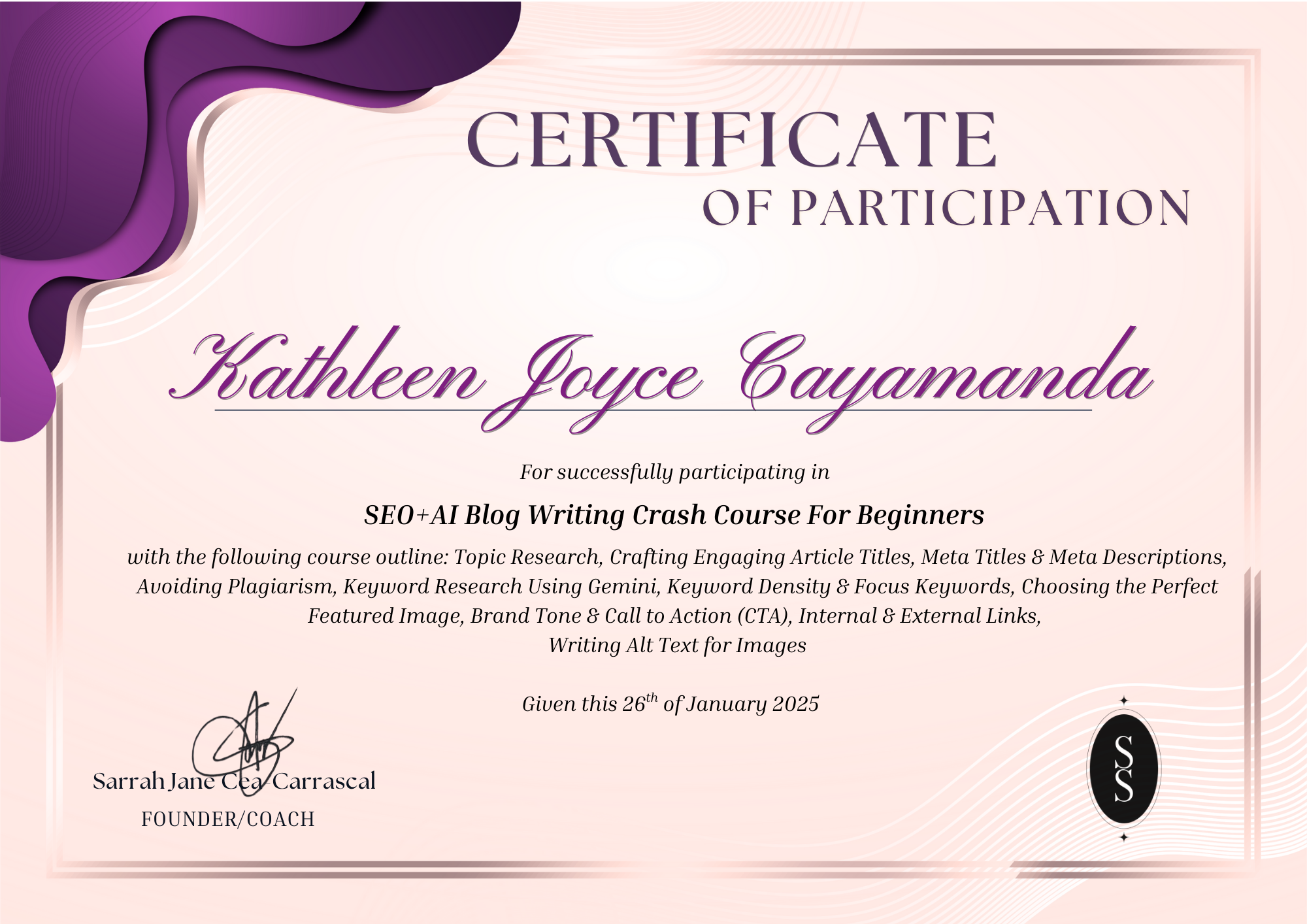 SEO+AI Blog Writing Crash Course For Beginners