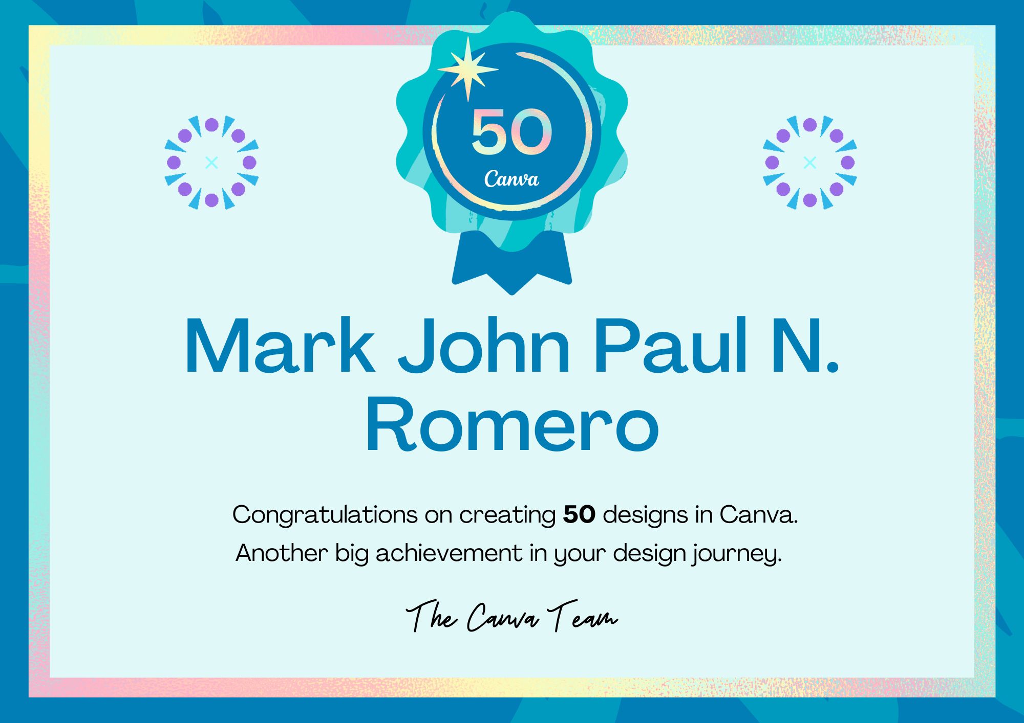 CANVA CERTIFICATE