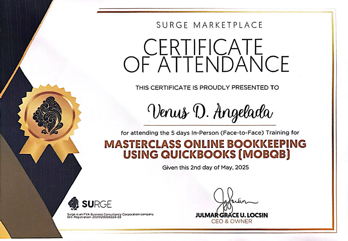 Bookkeeper-QuickBooks