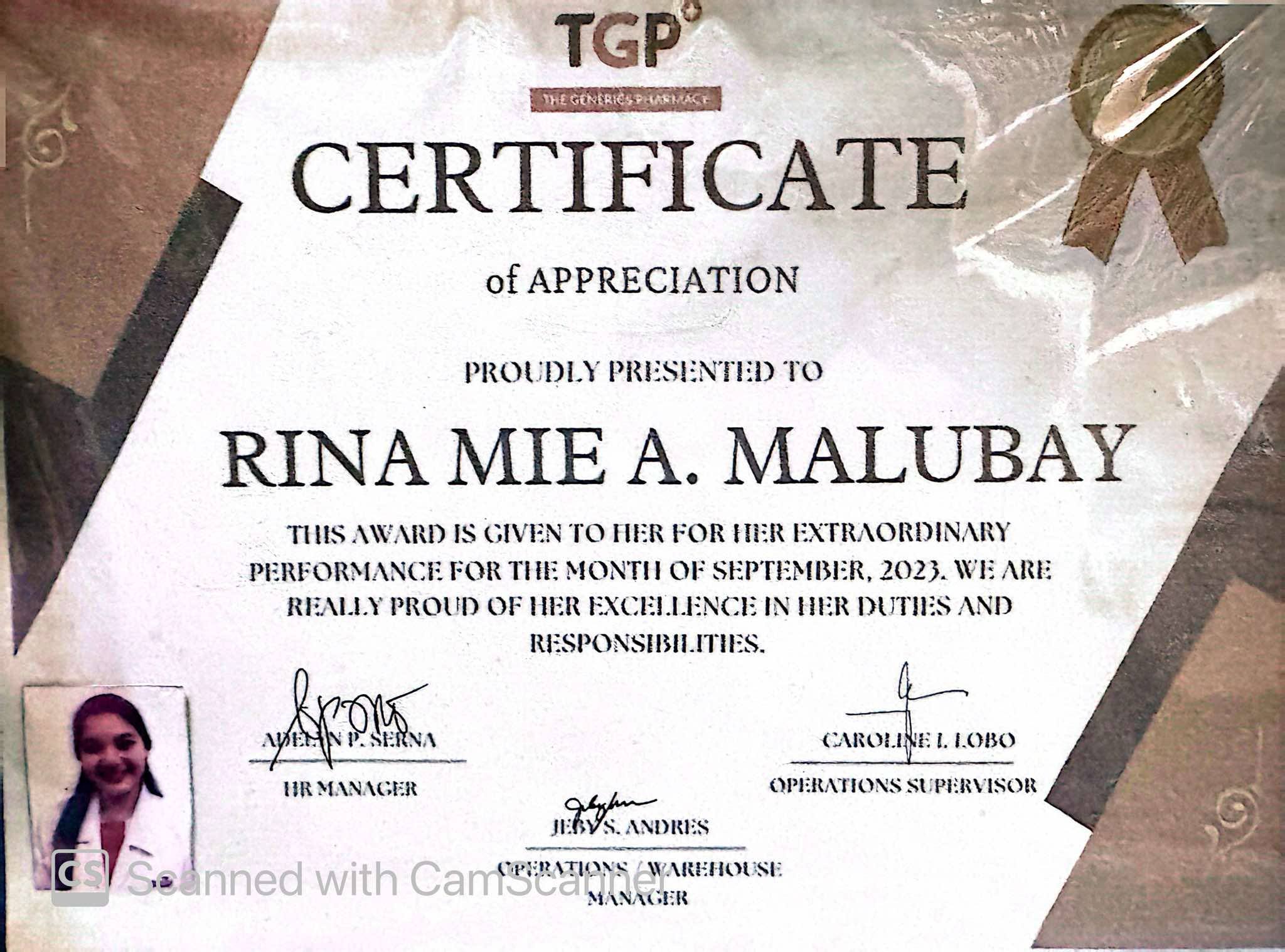 employee of the month (sept.2023)