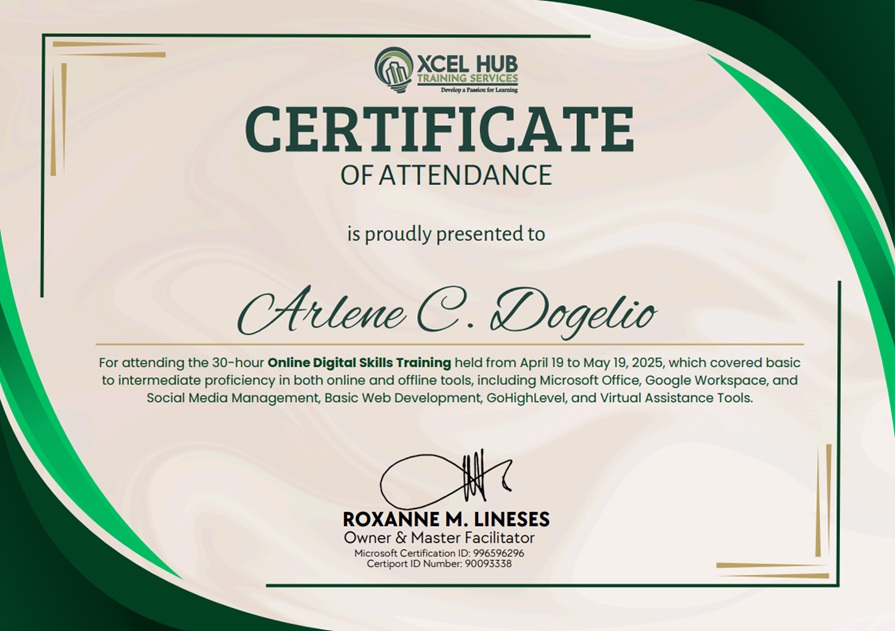 Digital Skills Training - May 2025