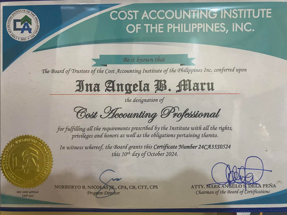 Cost Accounting Professional