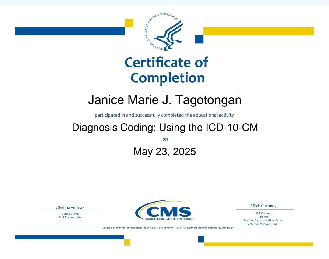 Diagnosis Coding: Using the ICD-10-CM