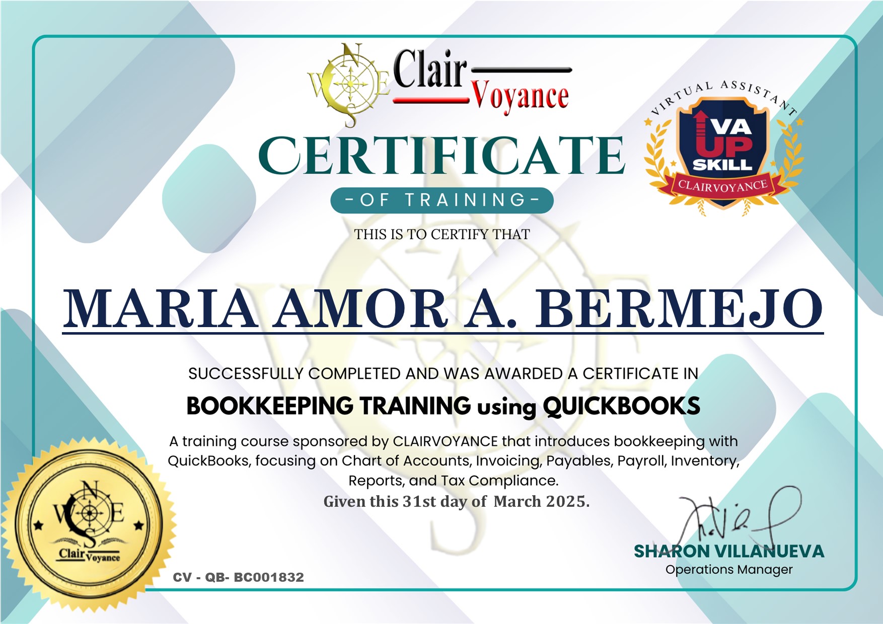 Bookkeeping Quickbooks Online Training