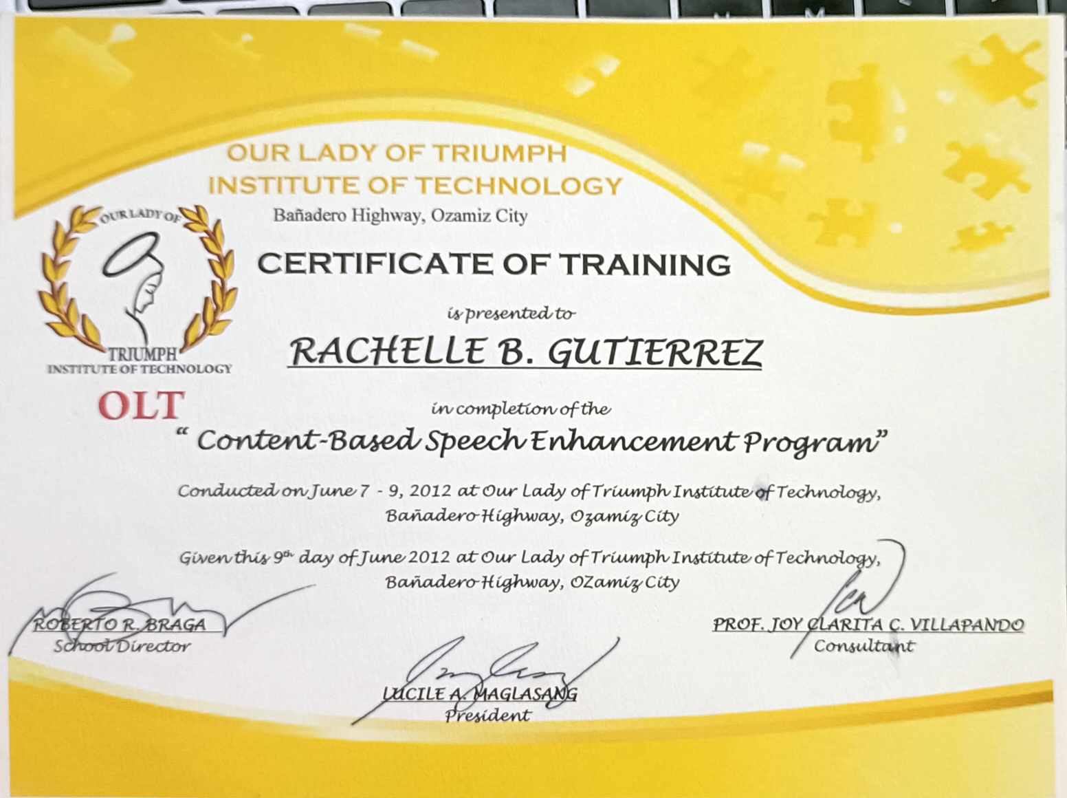 TRAINING OF CONTENT BASED SPEECH ENHANCEMENT PROGRAM