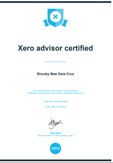 xero adviser certified