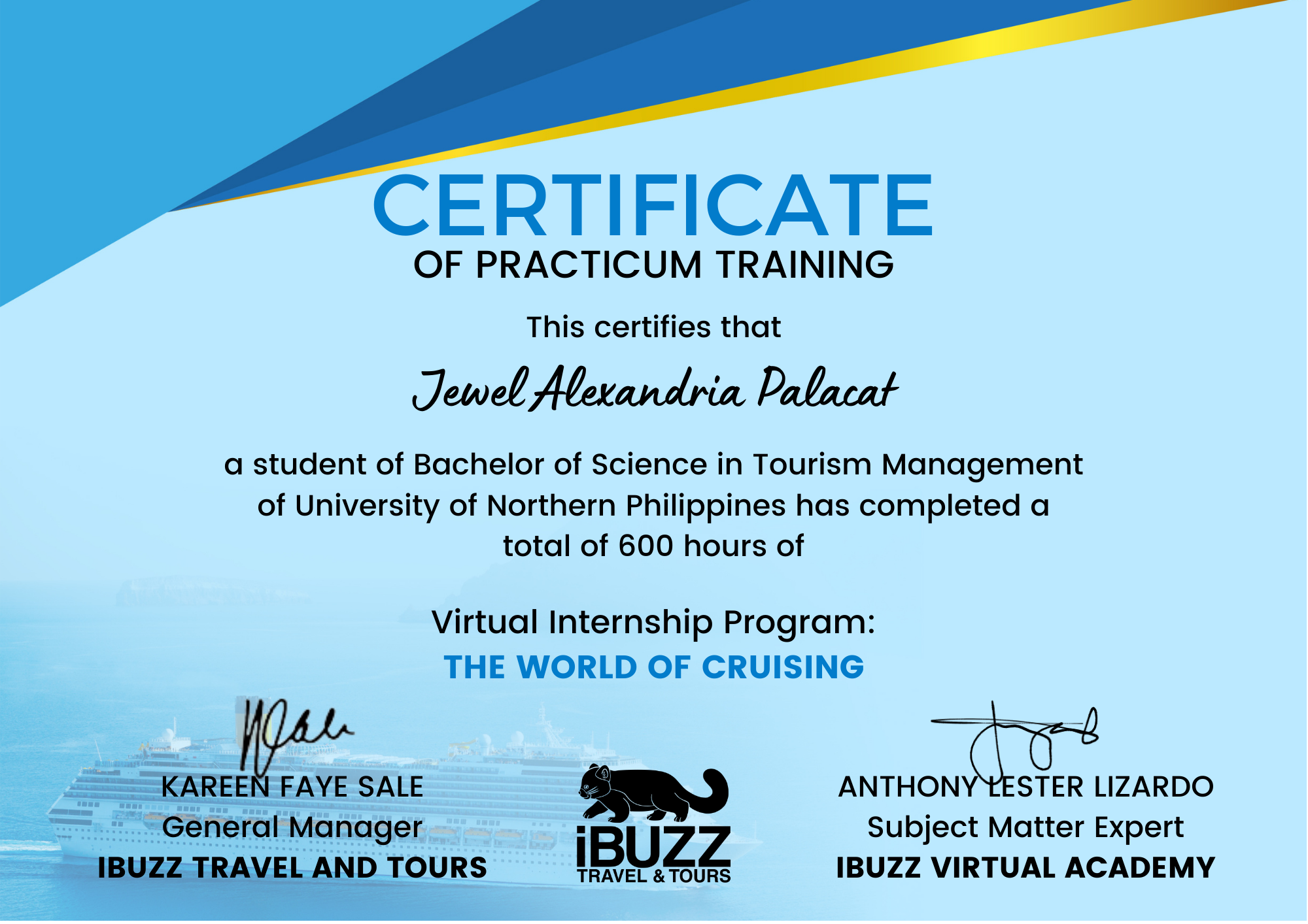 The World of Cruising Internship