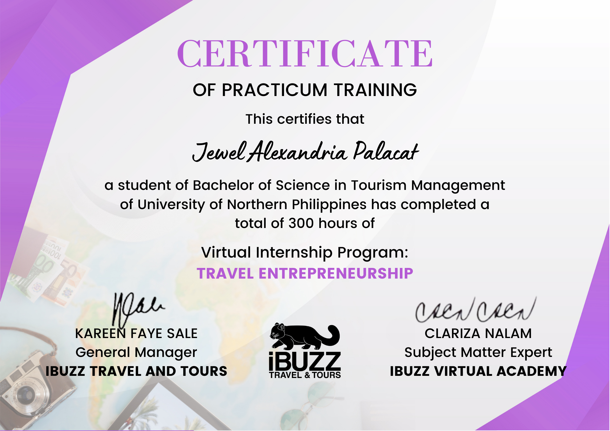 Travel Entrepreneurship Internship