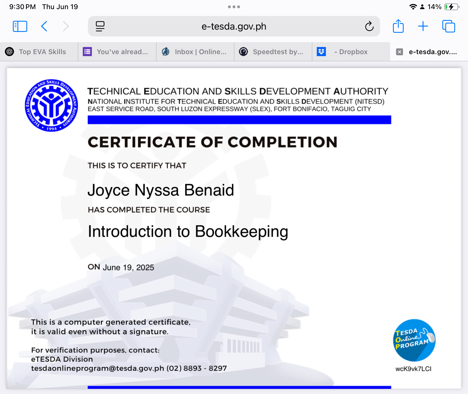 INTRODUCTION TO BOOKKEEPING