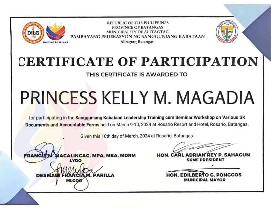 Seminar Training for Accountable Forms