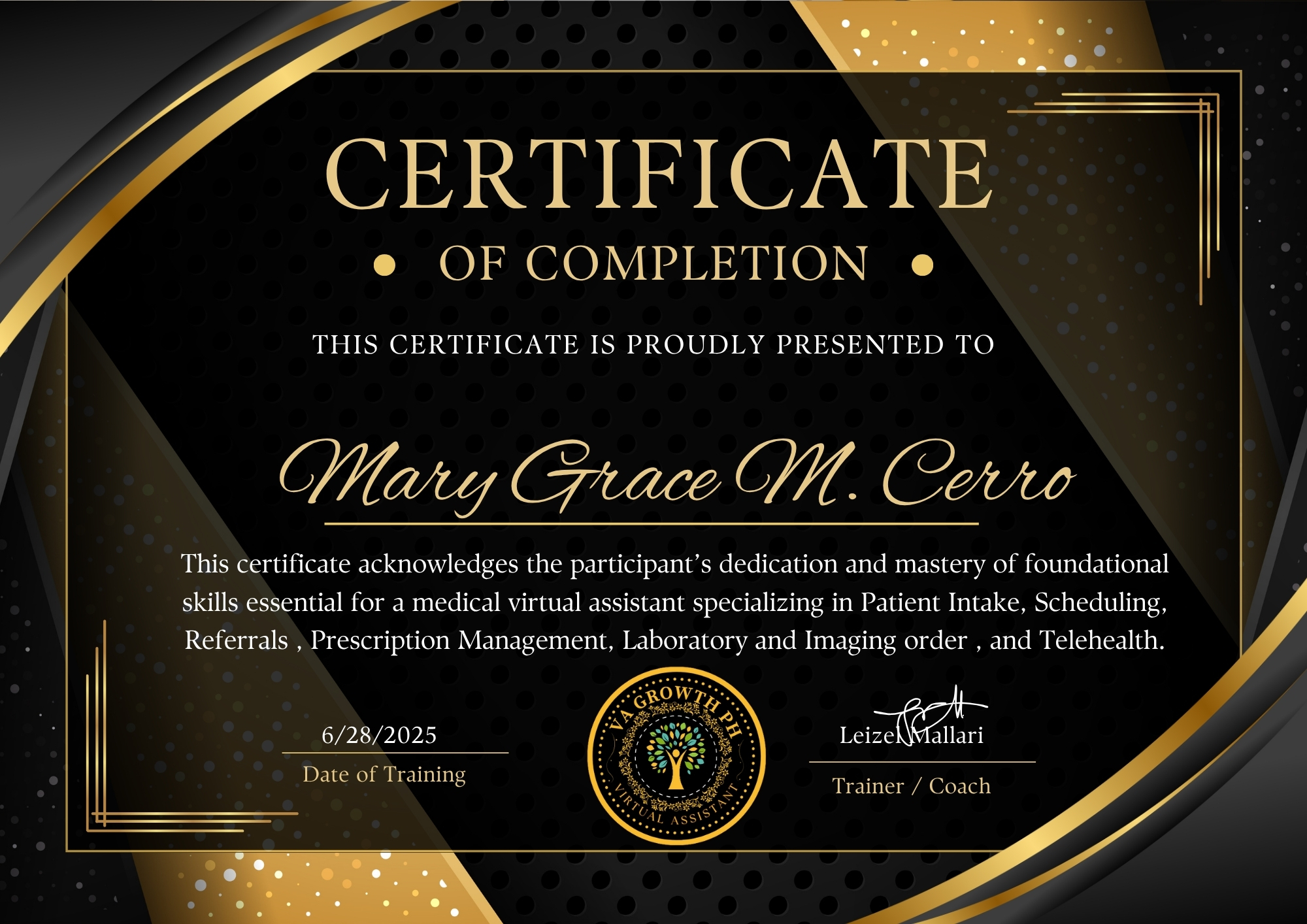 Medical Virtual Assistant Certificate