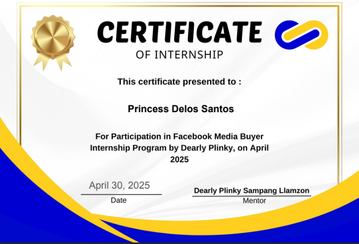 Certificate of Internship