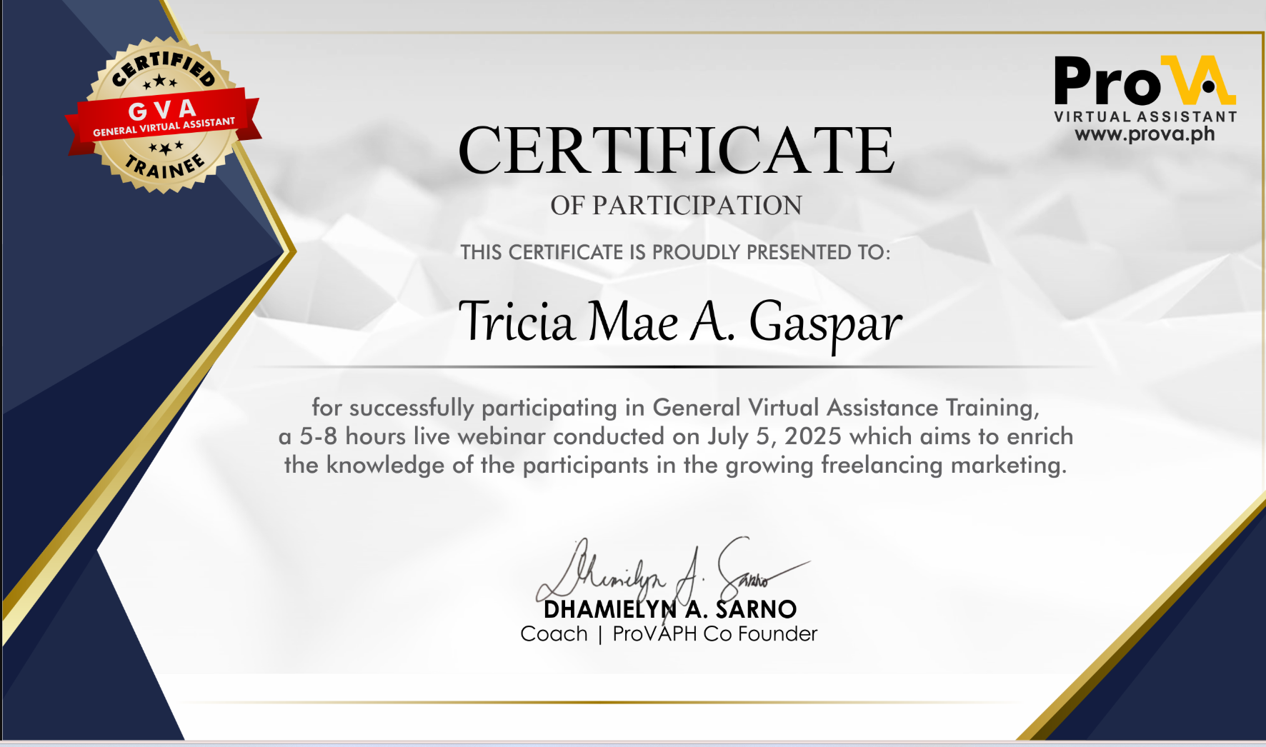 General Virtual Assistant