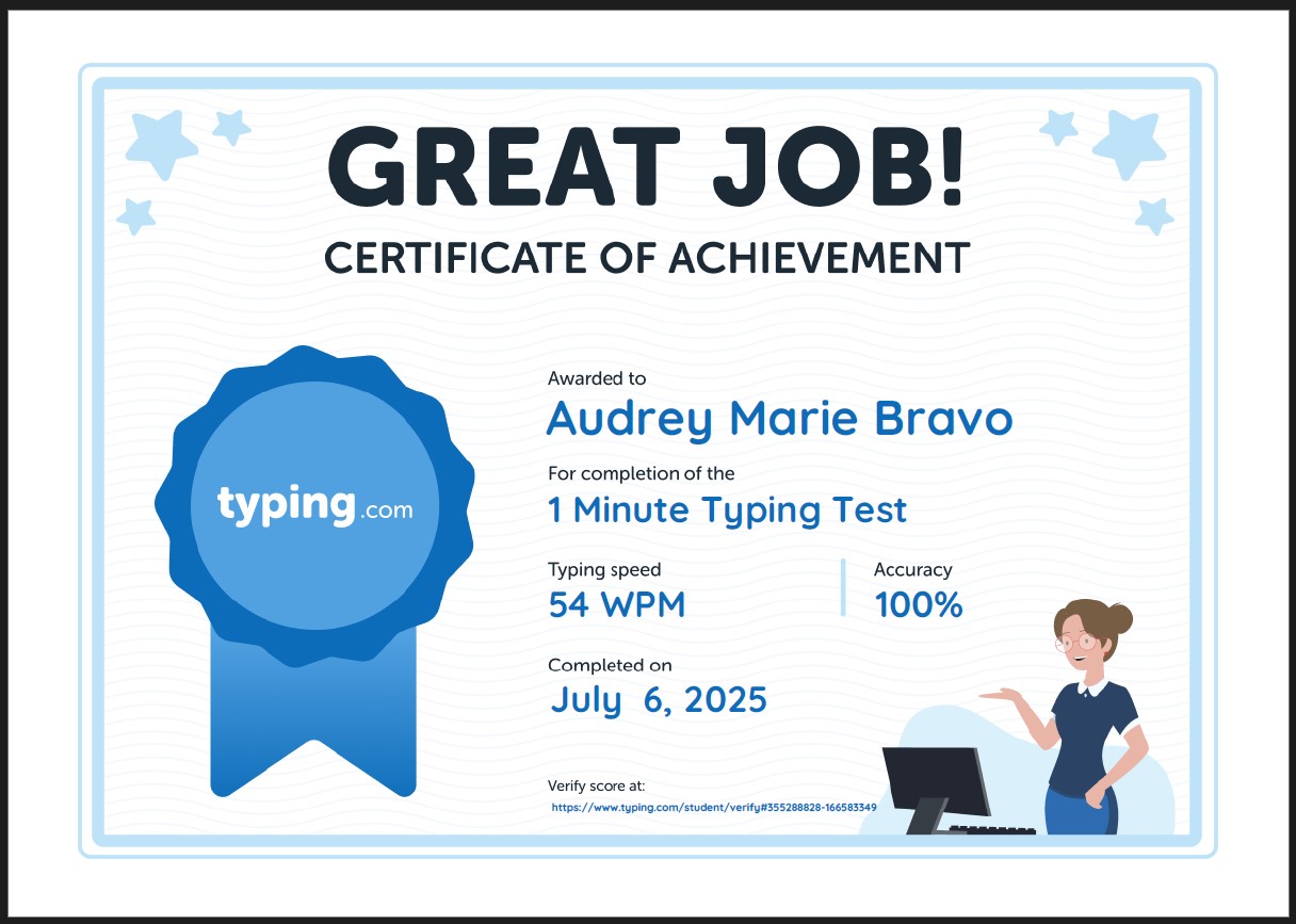 TYPING.COM CERT_AMBRAVO