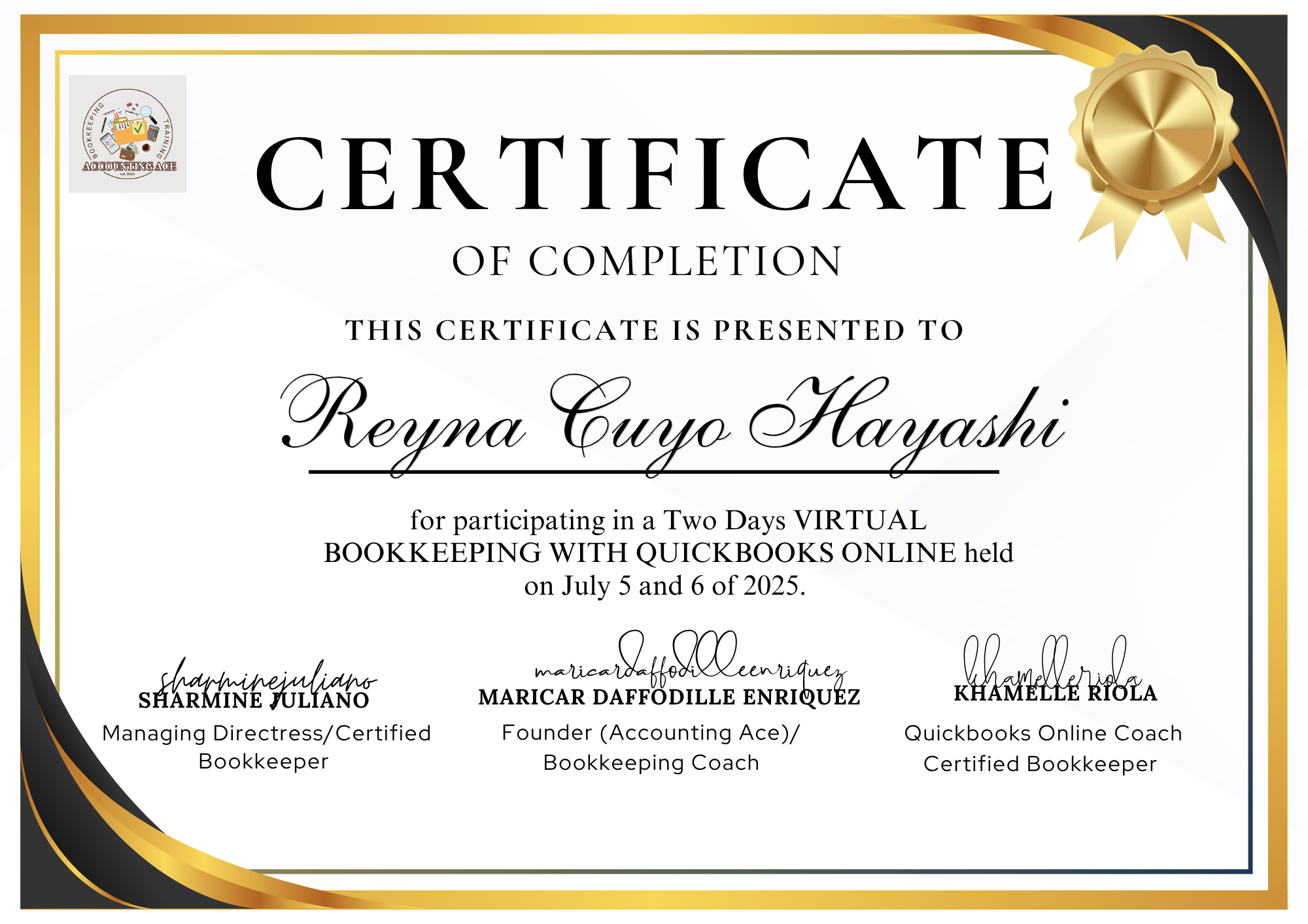Bookkeeping with Quickbooks Online Training