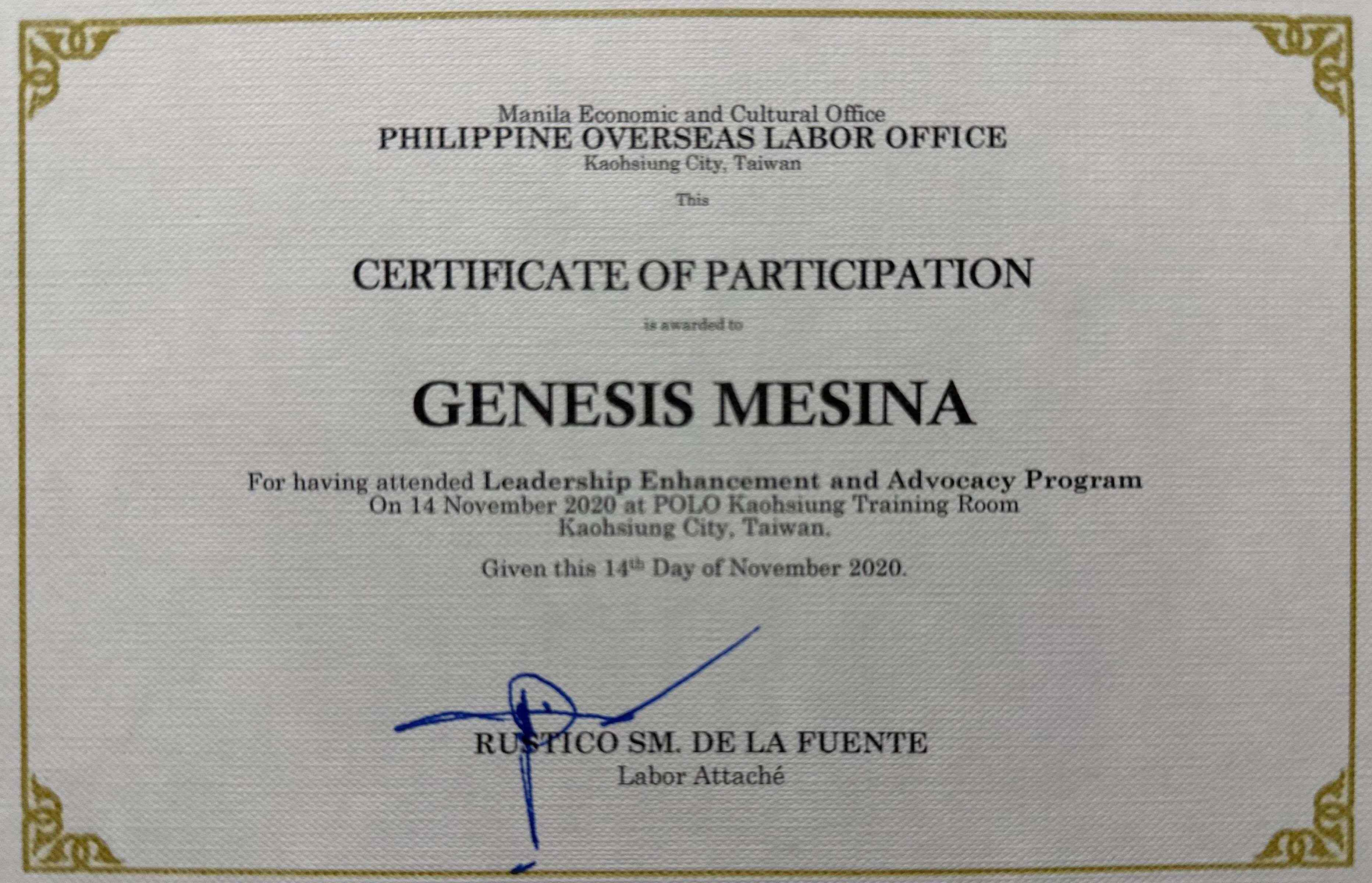 Leadership Enhancement and Advocacy Program- Taiwan