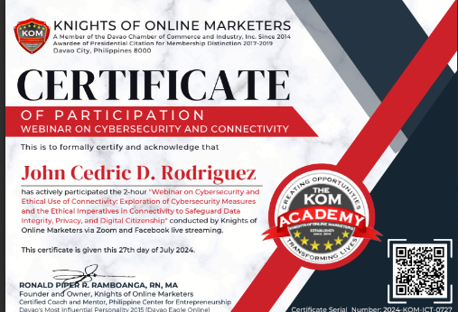 Cybersecurity and Connectivity