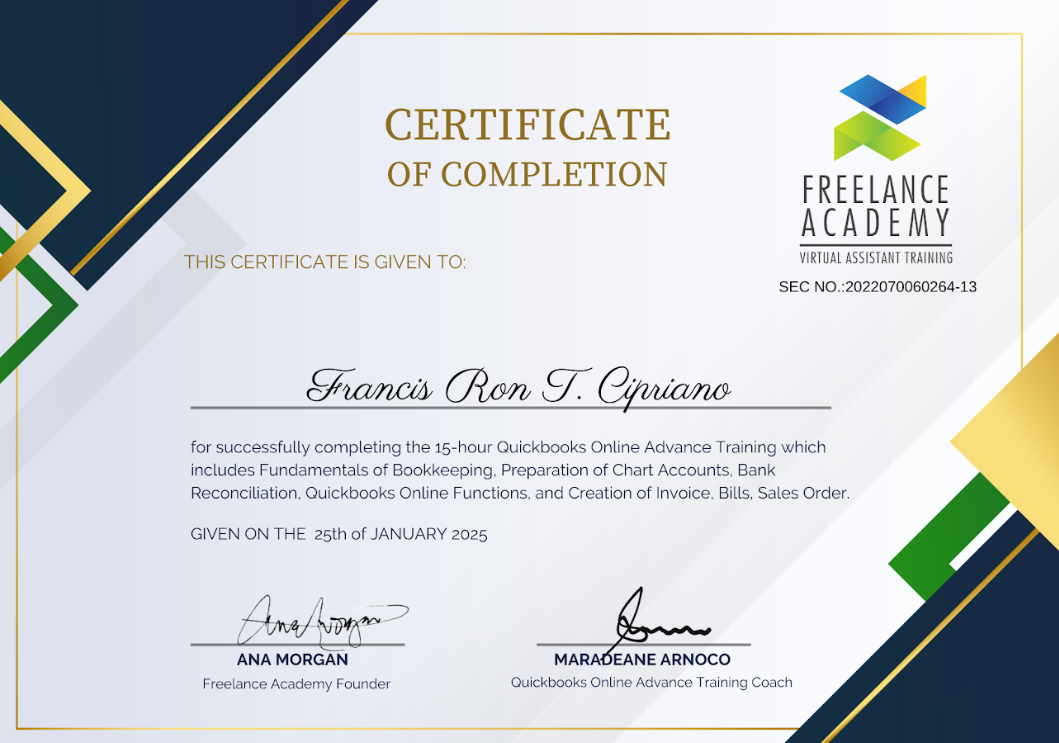 Quickbooks Online Advance Training