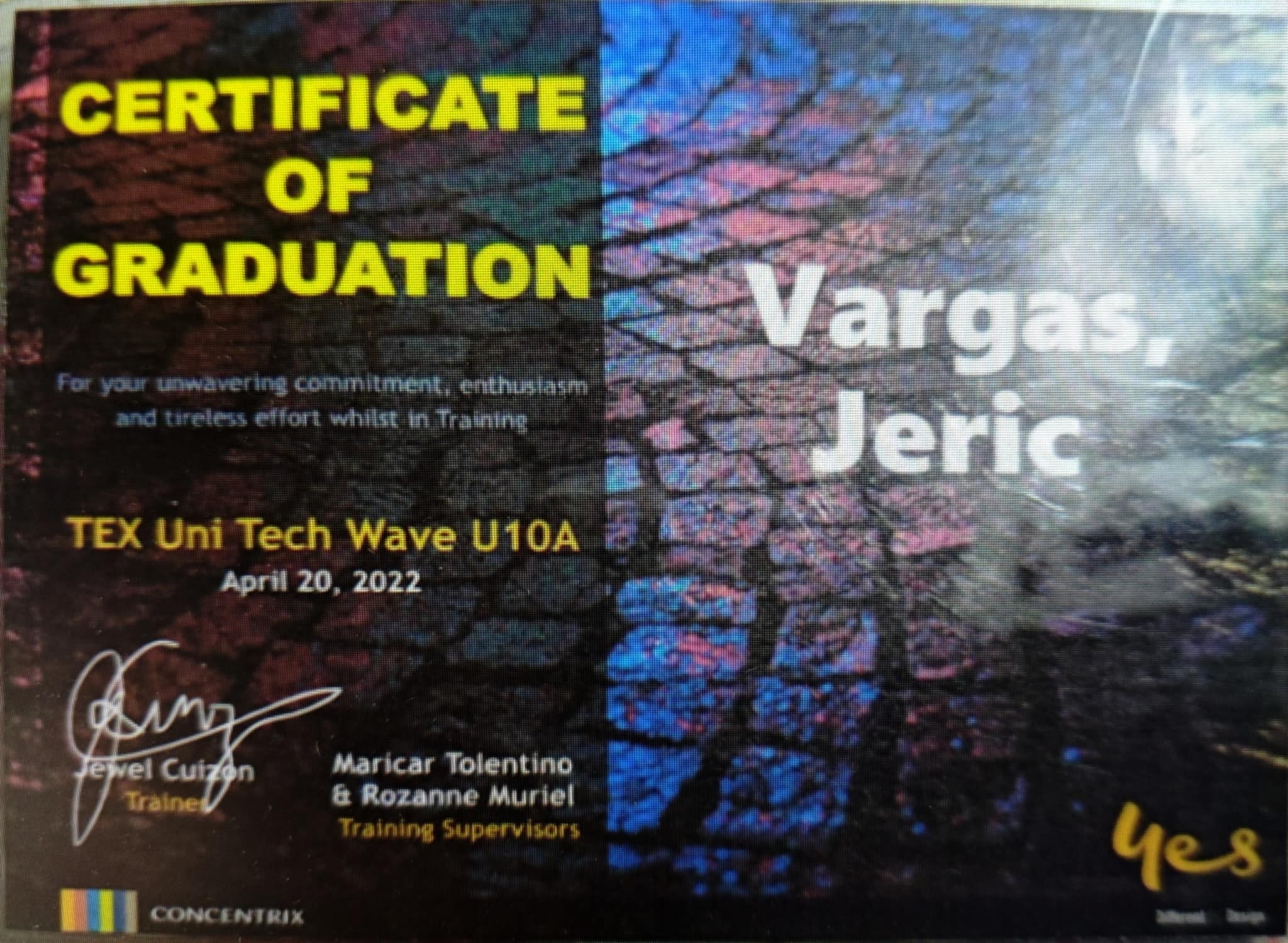 Technical Support Certificate