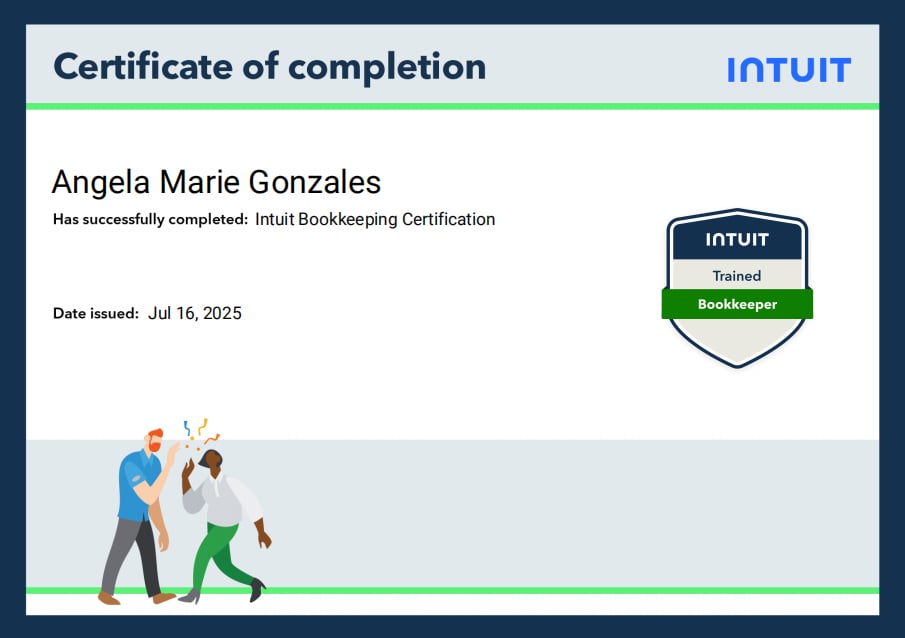 Intuit Bookkeeping Certification