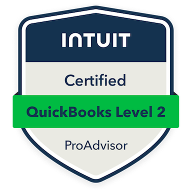 QuickBooks Level 2 Badge