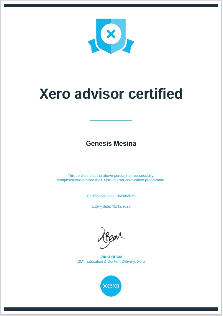 Xero Advisor Certification