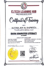 Basic Computer Literacy Training