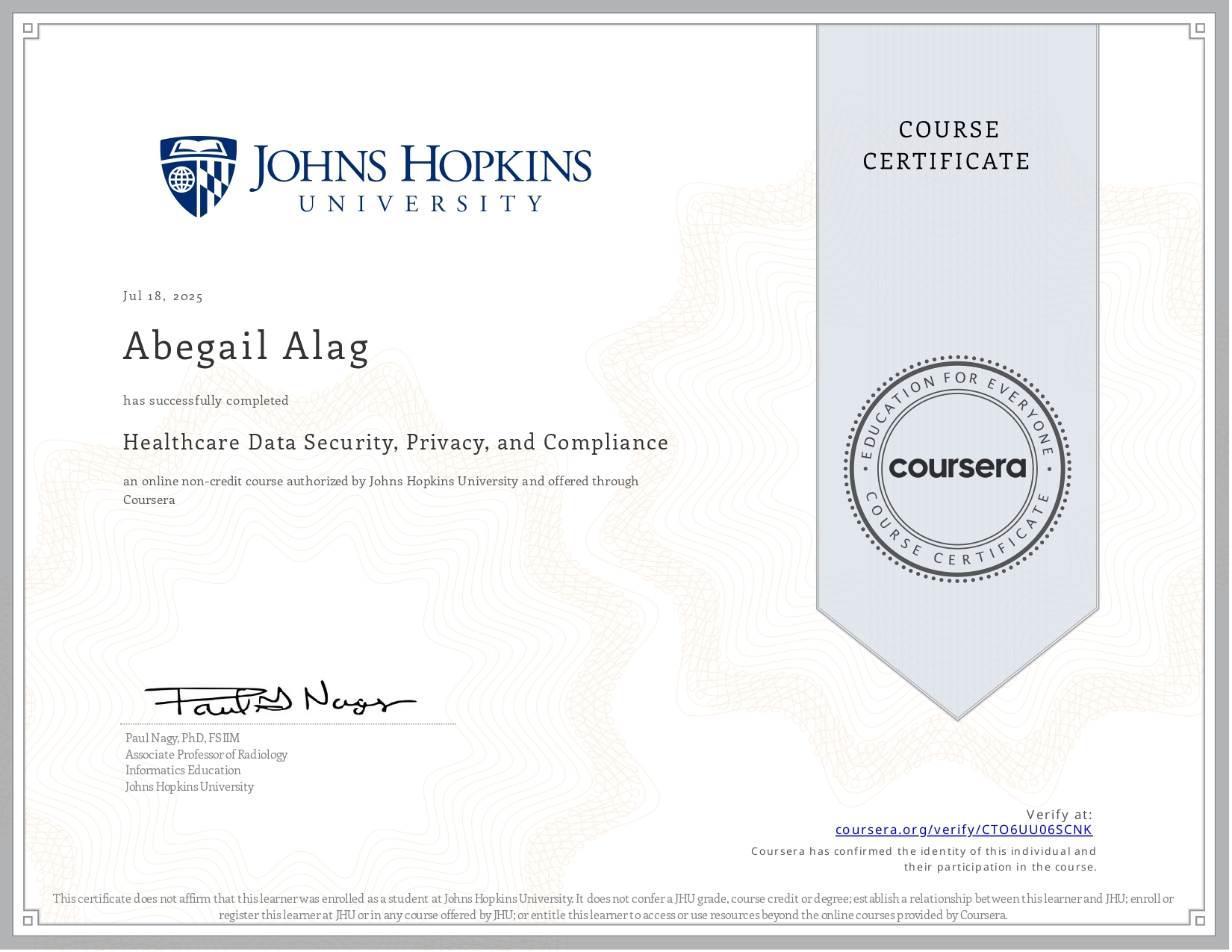 Healthcare Data Security, Privacy, and Compliance