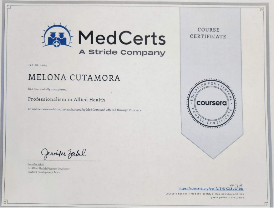 Professionalism in Allied Health