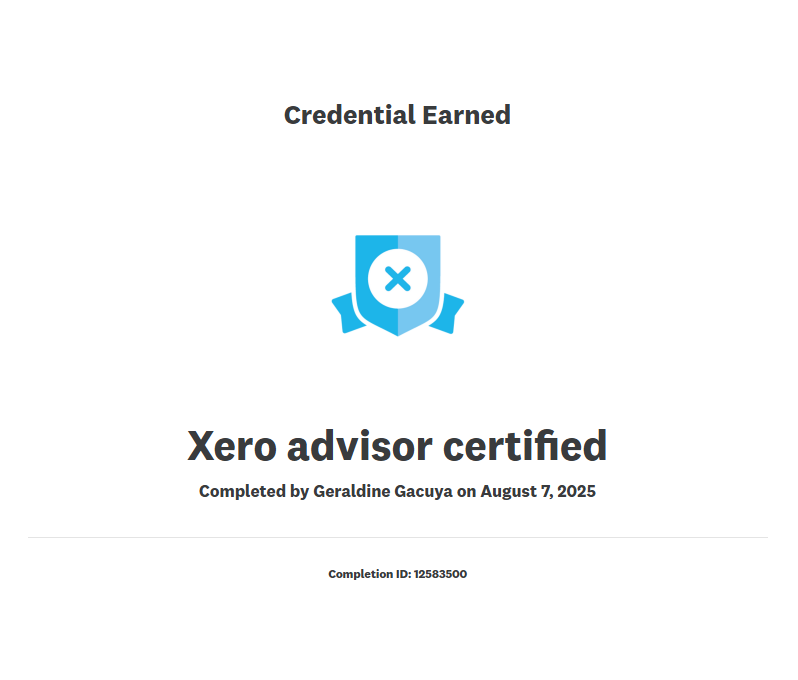 XERO Advisor Certification
